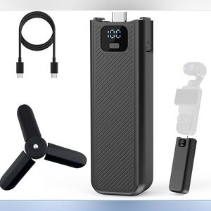 Mini tripod with 5000mAh 22.5W battery